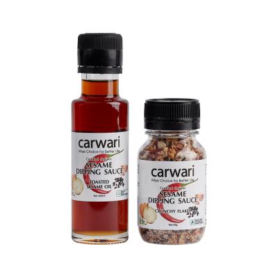 Carwari Org Sesame Dipping Sauce (Flakes & Oil) Pack
